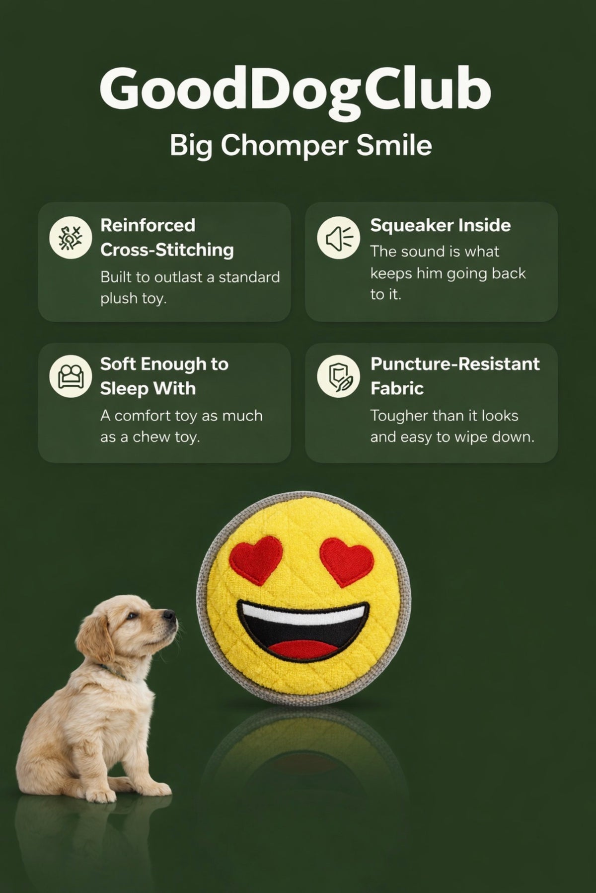 Big Chomper Smile—(15-35lbs)
