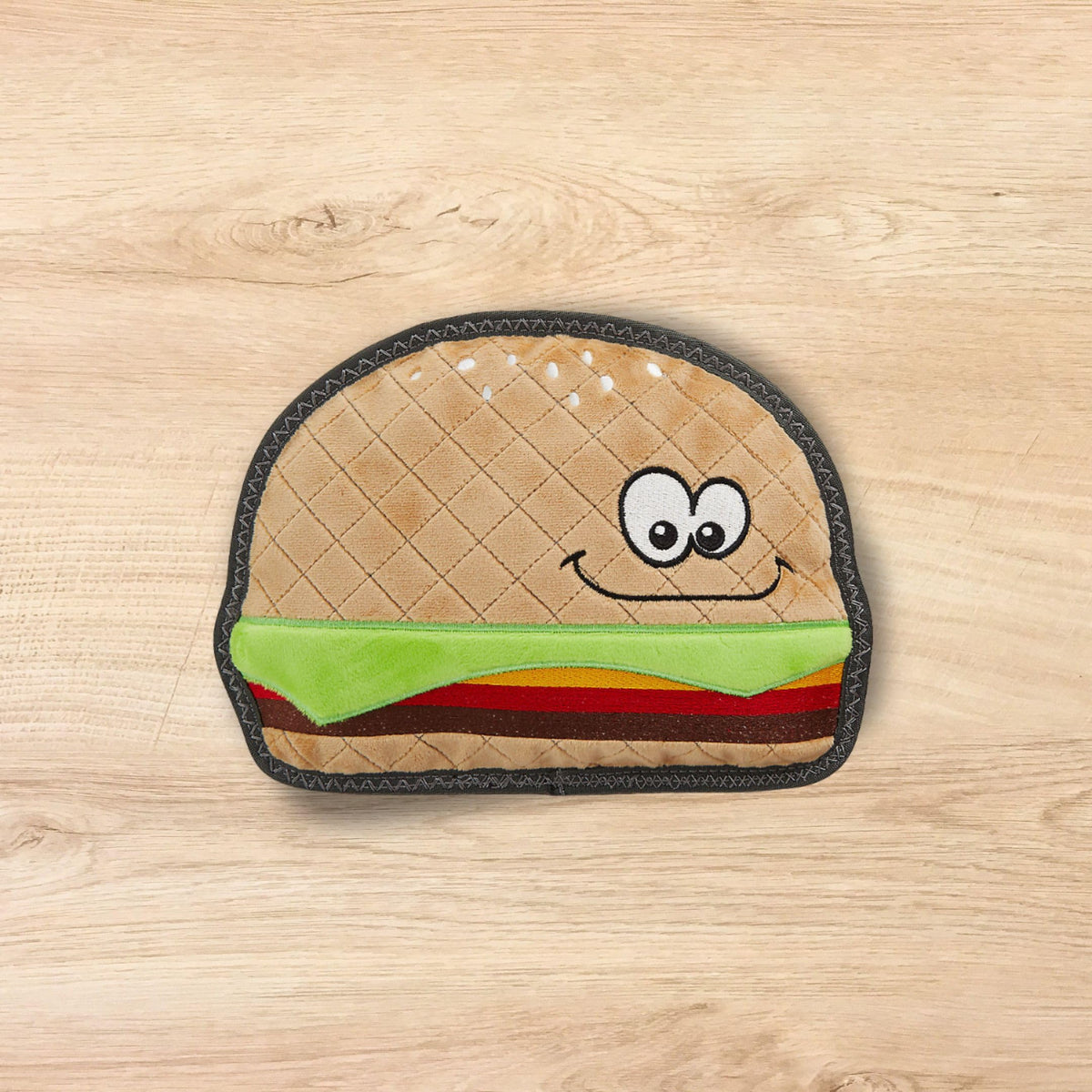 Joyhound Durable Squeaky Hamburger Dog Toys for Aggressive Chewers Tough Aggressive Dog Chew Toys Chewer Dog Toy for Puppy Medium and Large Dogs