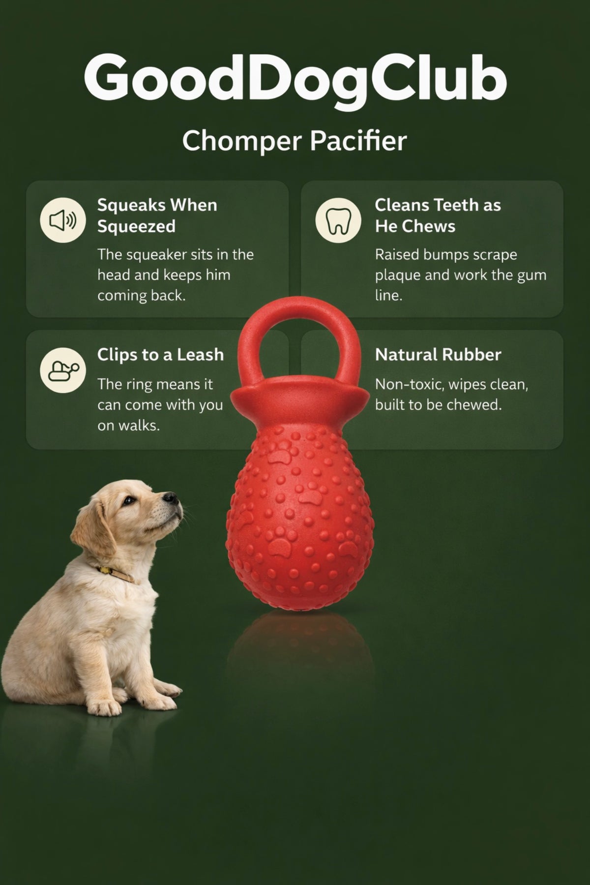 Chomper Pacifier—(15-35lbs)